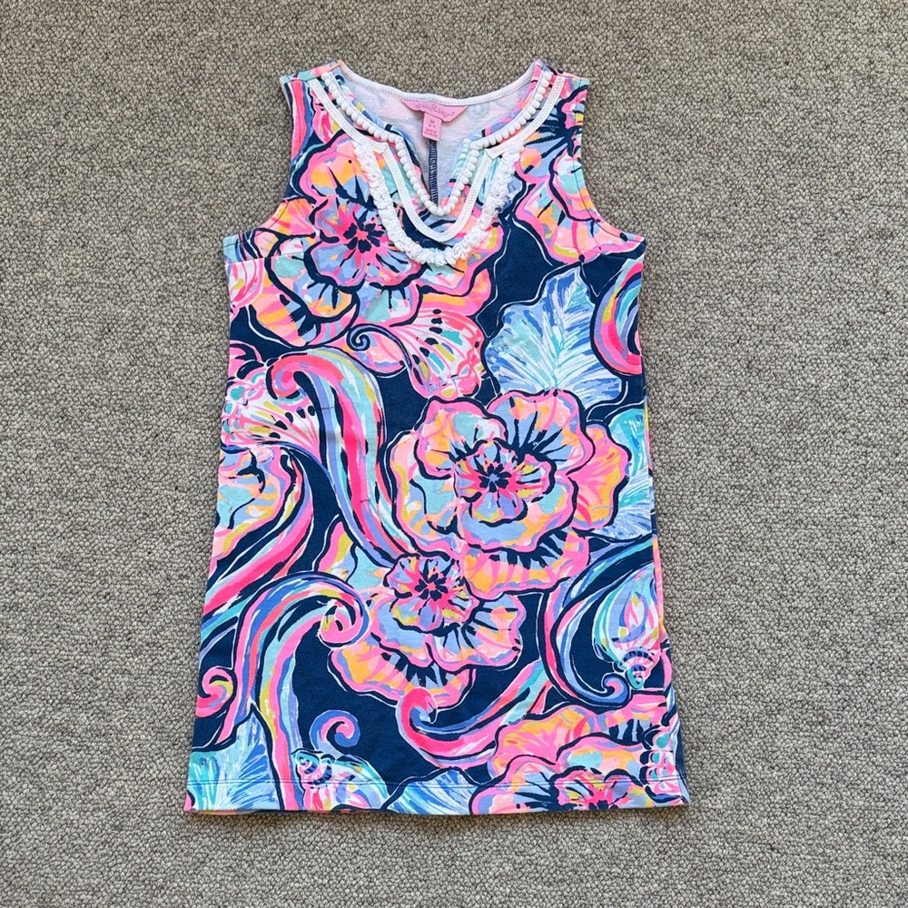 Lilly Pulitzer Kids Dress - Pink and Blue Floral
